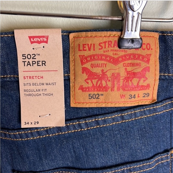 NWT 502 taper jeans size 34-29 - Picture 4 of 12